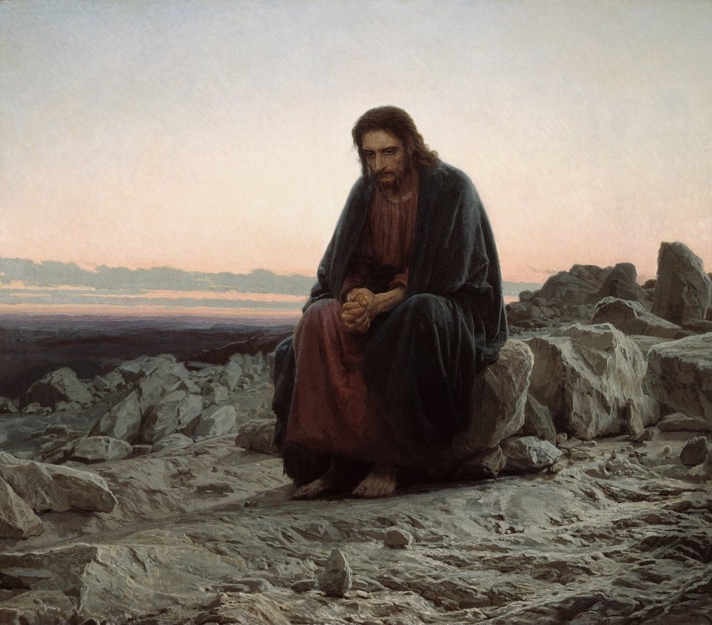 Jesus in the desert