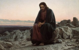 Jesus in the desert