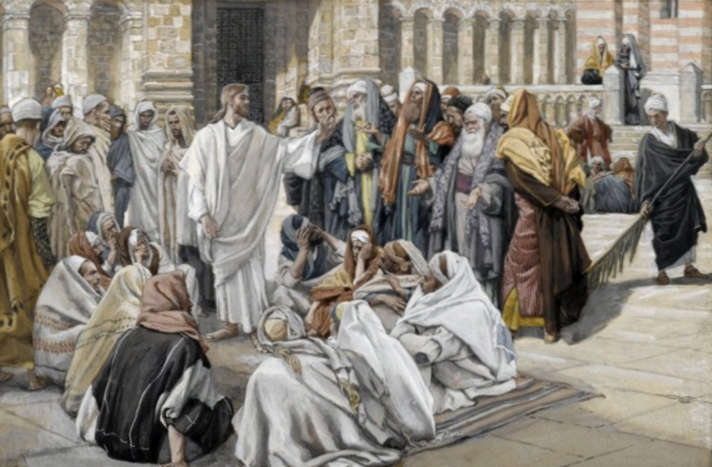 Jesus talking